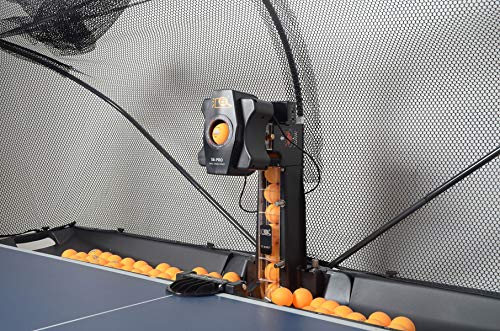 DOMINTY 50W S6-PRO Table Tennis Robot Automatic Ping-Pong Ball Machine Practice Training Recycle Net Updated