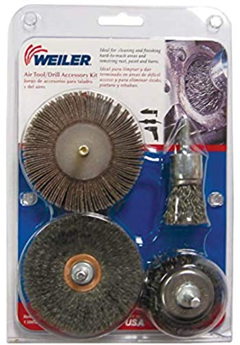 Weiler 13002 Air Tool/Drill Accessory Kit, Retail Pack, Made in The USA