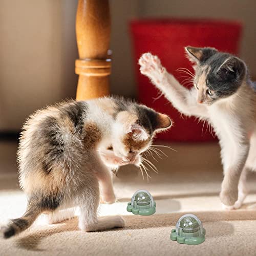 Wandkugel Katzenminze, Spielzeug Wand mit Kugel, Rolle Katzenminze in Bienenform zum Lecken von Katzen, Leckereien Wand für Katzen, Bio-Spielzeug für