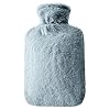 URBZUE Hot Water Bottle, 1.8L Hot Water Bottles with Fluffy Cover, 2-in-1 Water Bag for Cold & Hot Compress, Great Gift…