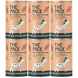 THE PACK Vegan Wet Dog Food: Nutritionally Complete wet meals - No-Cluck Casserole (6 x 375g cans)