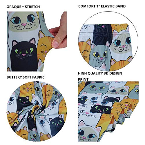 Sissycos Women'S Cartoon Animal Printed Leggings Ultra Soft Full Length Elastic Pants thumb #4