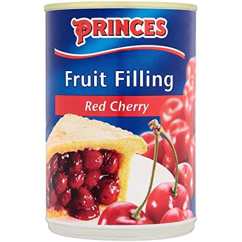 Princes Red Cherry Fruit Filling (410g) - Pack of 6 Cover