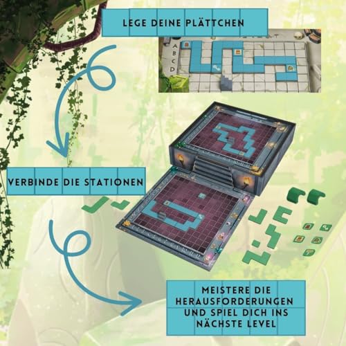 Dungeon Exit juego de mesa magnético para 1-2 jugadores miniatura 3