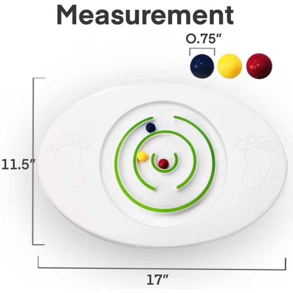 Playwell Innov8 Balance Board Sports Active Play Board with 3 Balls, Maze Navigation, for Home and Backyard 3