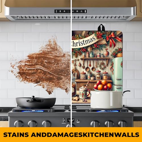 Image of Christmas Stove Top Cover Snowman Stove Top Cover for Home Decoration Kitchen Pad Non-Stick Washable Cooktop Covers Countertop Protector Keep Stove Clean 28 inchx20 inch (Kitchen)