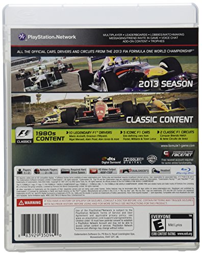 Warner Home Video 883929350940 F1 2013 - Playstation 3 thumb #1