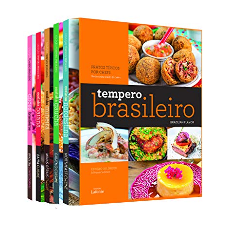 Box tempero brasileiro Bilíngue: 5 Volumes