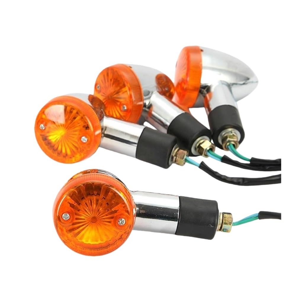 Frecce 2/4pcs Moto Proiettile Ambra Indicatori Di Direzione Luce Per Boulevard M109R M50 M90 M95 C109R C50 C90 Per Marauder VZ800 VZ1600