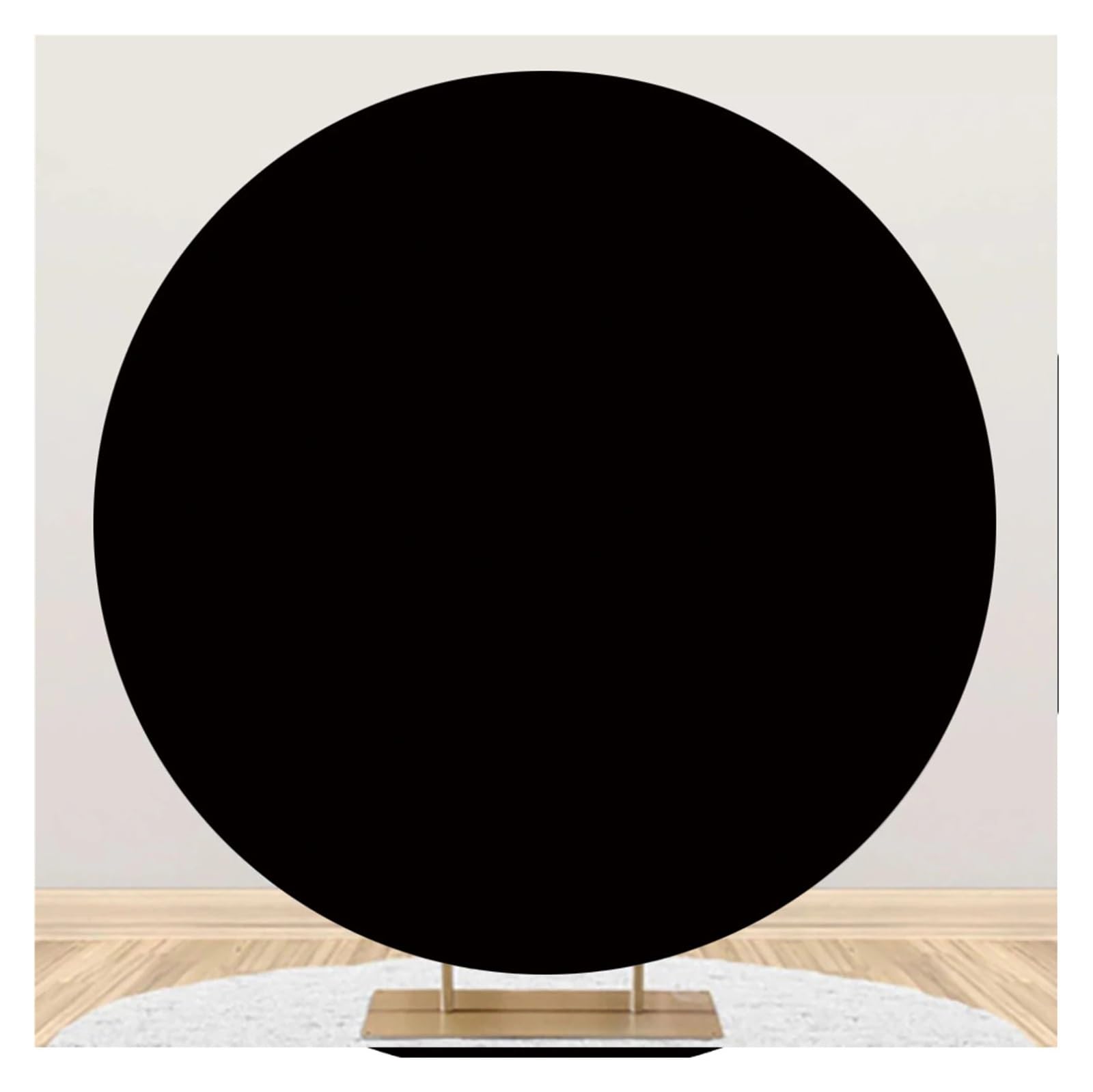 Arrière-plan circulaire blanc pour dissimuler les structures de décoration d'arche ronde