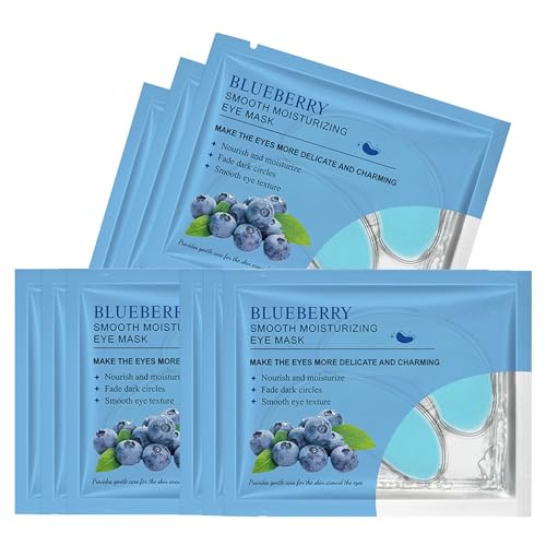 Felico Eye Mask, 30 Pairs Collagen Under Eye Patches, Black Crystal Eye Gel Pads for Reducing Dark Circles, Lighten Wrinkles Anti-Aging Moisturizing, Fine Lines Eye Bags Puffiness Women Men