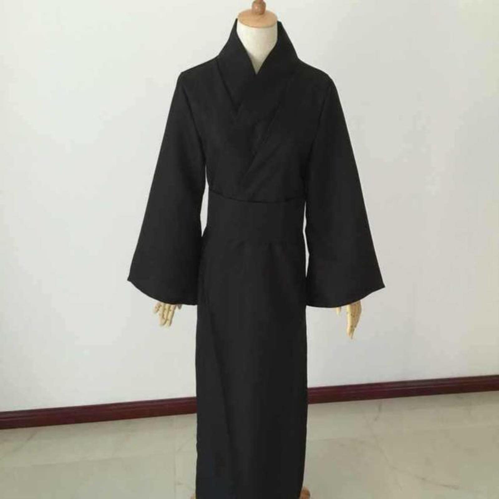 sarge knives sarge knives Ropa clásica Negra de samurái para Hombre, Ropa Interior Transpirable, Kimono, Bata Tradicional Japonesa, Cosplay Yukata, Pijama para el hogar, Albornoz