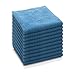 E-Cloth Chiffon de nettoyage multi-usage, Microfibre, Bleu, Pack de 10