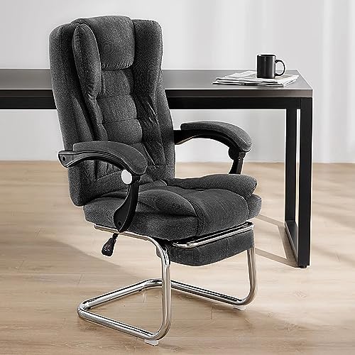 Silla de oficina de piel sintética con respaldo alto con soporte lumbar, reposabrazos ajustables, ideal para el hogar, juegos, niños pequeños y trabajo, Ultimate t & Sle