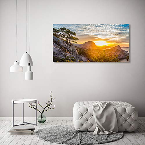 Tableau plexiglas Amarillo 120x60cm de format panoramique décoratif - 4