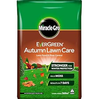 Miracle-Gro EverGreen Autumn Lawn Care, Lawn Food & Moss Control, 12.6 kg - 360 m2