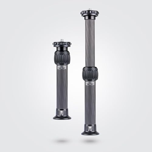 Miniatura 7 de SIRUI SL-100 de dos secciones de fibra de carbono central columna trípode extensor trípode tubo de extensión
