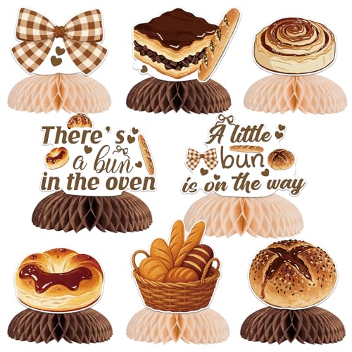 A Bun in The Oven Baby Shower Honeycomb Decorations Set