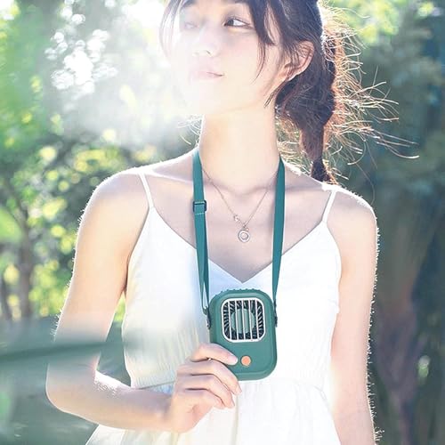 Image of Portable Hanging Neck Fan, Mini fan with USB Rechargeable 3 speeds, personal for Home Office Outdoor Travel, Indoor, Kids, Girls, Woman, Man | Mini Air Cooler | Summer Cooling Machine