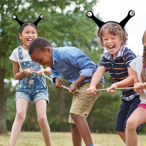 Diadema de caracol de felpa en pack de 2 piezas elásticas para disfraces divertidos 2
