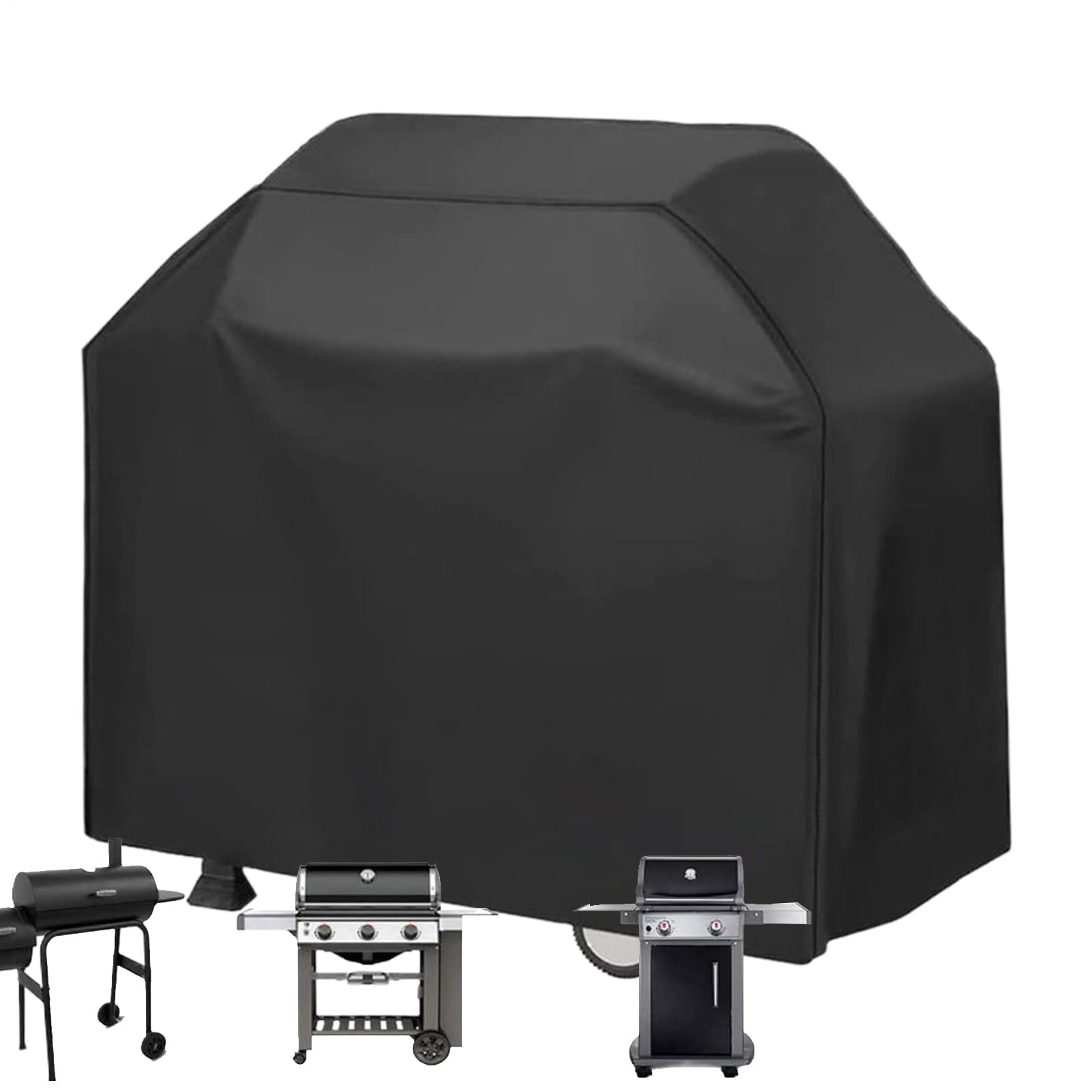 Housse pour barbecue toutes saisons bâche de protection extérieure 145 cm camping pique-nique