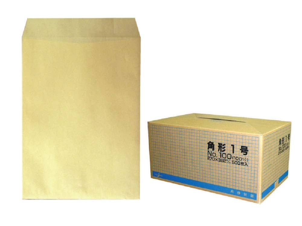 Amazon | 角1封筒 クラフト 85g 500枚(K10850) | ビジネス封筒