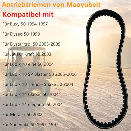 Maoyubelt Keilriemen Roller 755 18 30 CVT Für Peugeot Für Trk2 Für WRC Für Vivacity Für Catalitico Für VSX-Xr 50 Für X-Kampf Lc 50cc 729171 163750160 Stick Gürtel Antriebsriemen