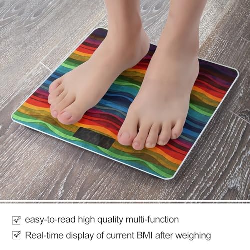 Báscula digital de baño Rainbow Smart Scale con pantalla grande miniatura 5