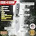 ESEE-4 Fixed Blade Knife, S35V Steel, Ambidextrous Sheath, Made in USA (Grey/Black)
