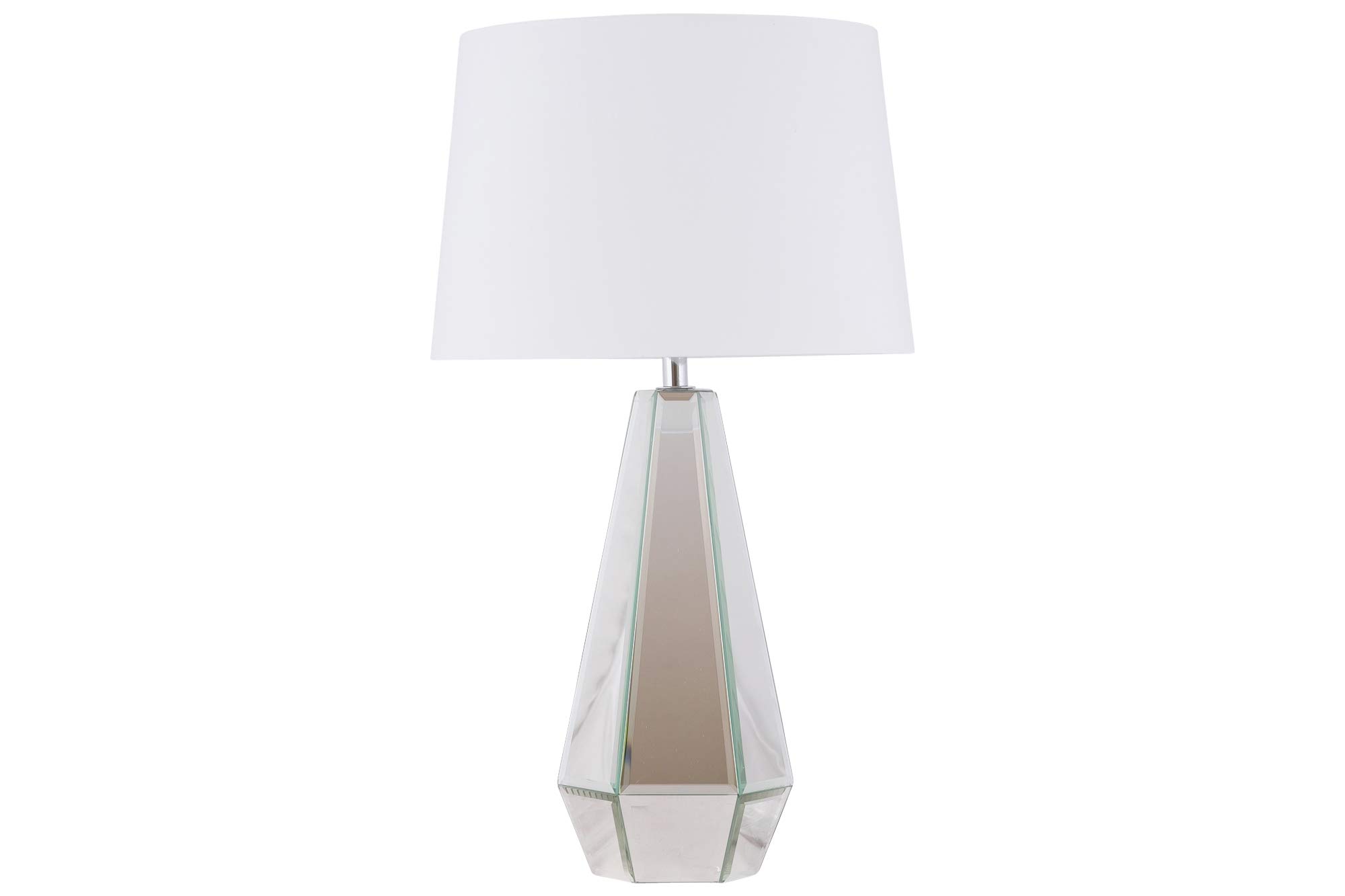 cara faceted mirror table lamp