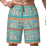 Short de bain pour cadeau : le maillot de bain est un cadeau parfait pour votre petit ami, mari, père, frère, petit-fils, oncle pour Noël, Halloween, Saint-Valentin, Thanksgiving, anniversaire de mariage, fête des pères, Nouvel An, anniversaire, vacances. Célébrez la fête à la piscine et la fête à thème vintage. Maillot de bain tendance et amusant, que vous alliez du surf à la plage, ou de l'intérieur à l'extérieur. Ce pantalon de plage unique est le moyen idéal pour se montrer cet été