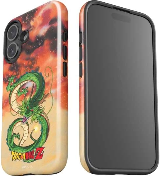 Skinit Impact Phone Case Compatible with iPhone 16 - Officially Licensed Dragon Ball Z One Wish Shenron Design