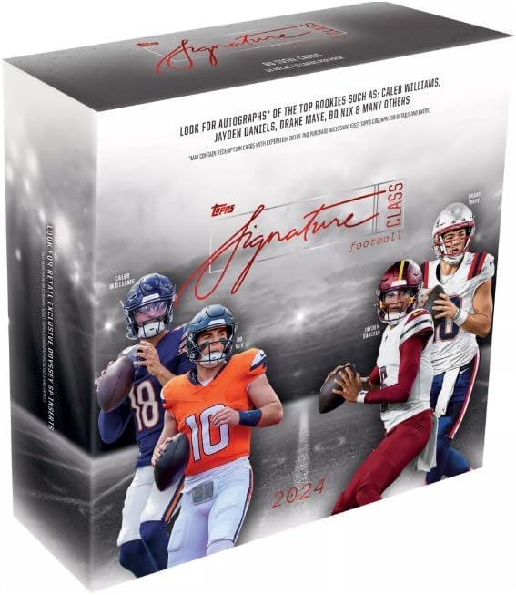 2024 Topps Signature Class Football Sealed Mega Box (10 Packs/Box)