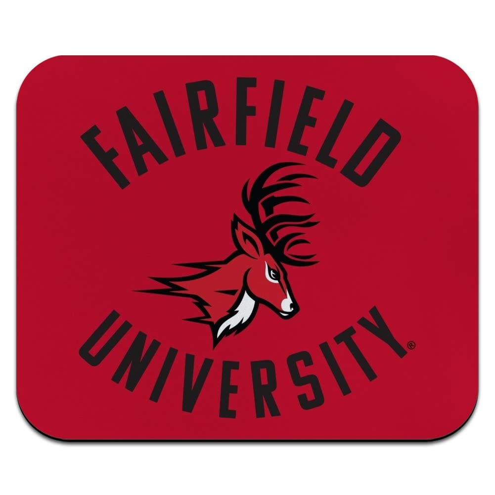 Fairfield University Stags Logo Low Profile Thin Mouse Pad Mousepad