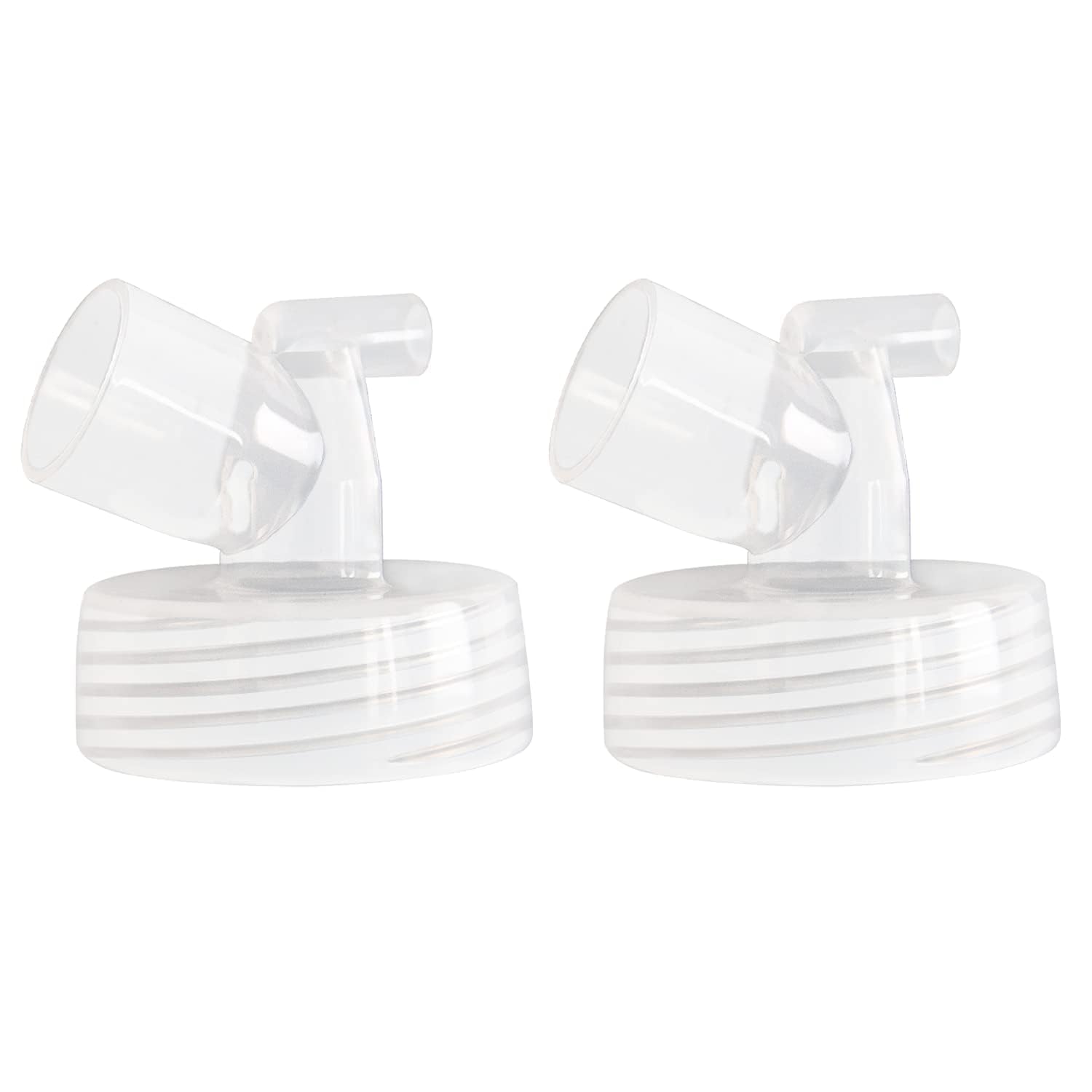 Photo 1 of Wide Mouth Base Connector 2pc - Compatible with Motif & Spectra S1 S2 Pumps & Bottles; Works with Medela, Maymom & Idaho Jones Flanges - Replacement Pump Parts Adapter