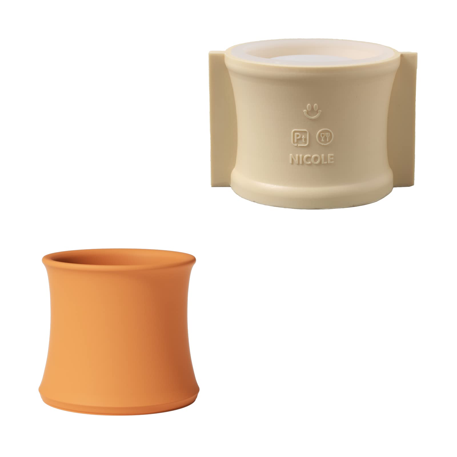 Moule en silicone bougie bambou pour lignes épurées et design