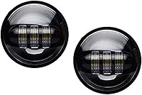 Vista 1 de Luz de cruce LED de 4-1/2- 4,5 pulgadas de motocicleta Daymaker para faros antiniebla de Harley Davidson, lámpara de luz antiniebla, proyector
