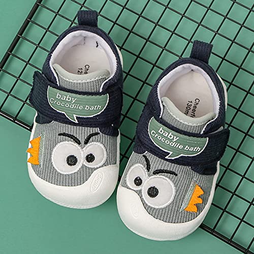 Fashion Autumn Toddler and Girls Casual Shoes Soft Sole Round Toe Buckle Shoes Girls Sneaker Size 1 (Mint Green, 2.5-3 Years)3