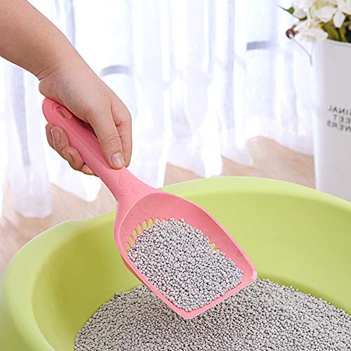 WFZ17 Pet Supplies Plastic Cat Litter Scoop Pet Care Sand Waste Scooper Shovel Hollow Cleaning Tool Random Color Small Hole# - Image 3