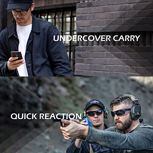 Lilcreek Conceal Carry Shirts For Men,Holster Shirt For Men,Concealed Carry Holster For Men Shirt Tactical Clothing #TOP5