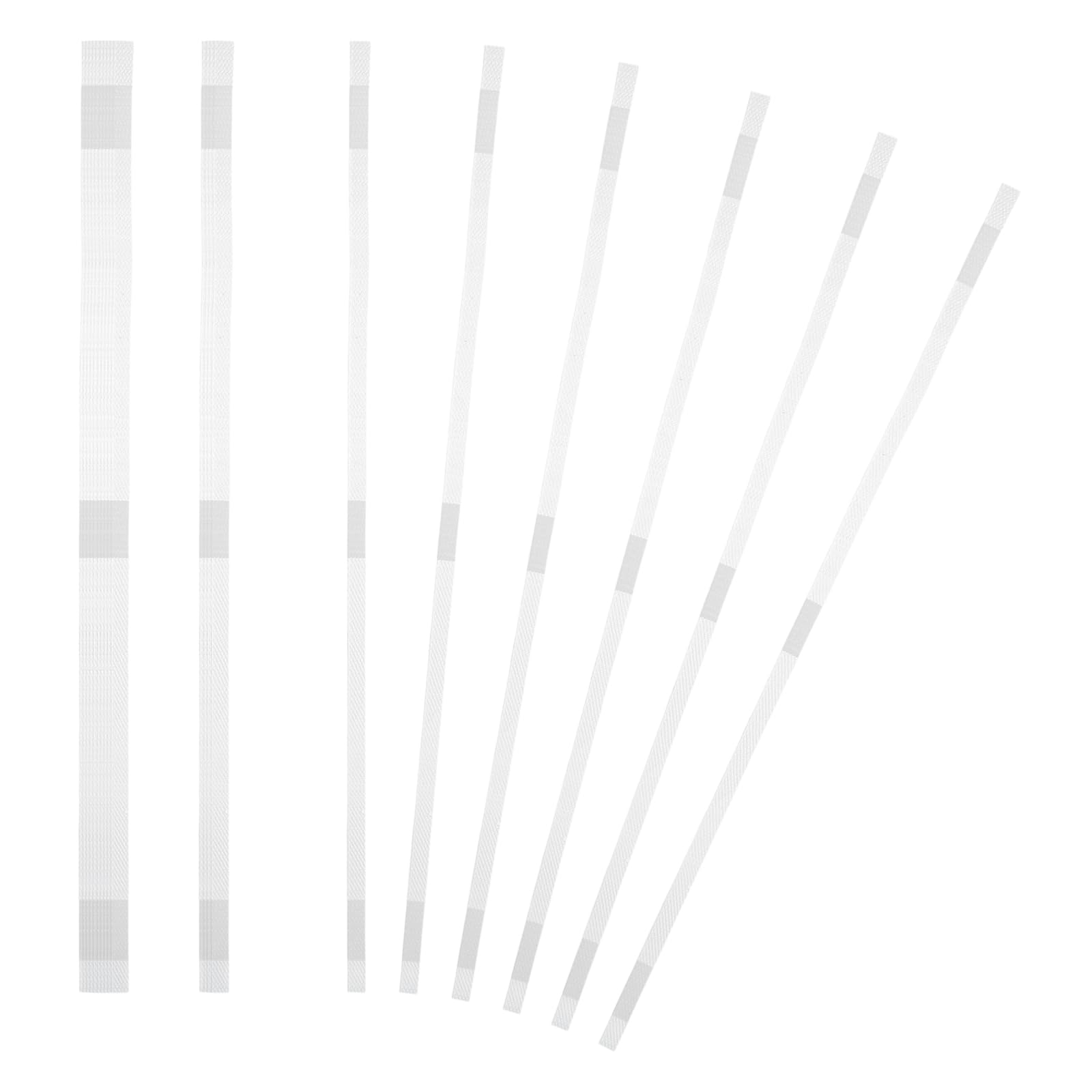 PATIKIL 4x285mm Thermal Binding Strips, 20PCS Glue Strips Tape Hot Melt Adhesive with Mesh Backing for Book Binding Repair Albums Pictures Files Crafts A4 Letter Size, White