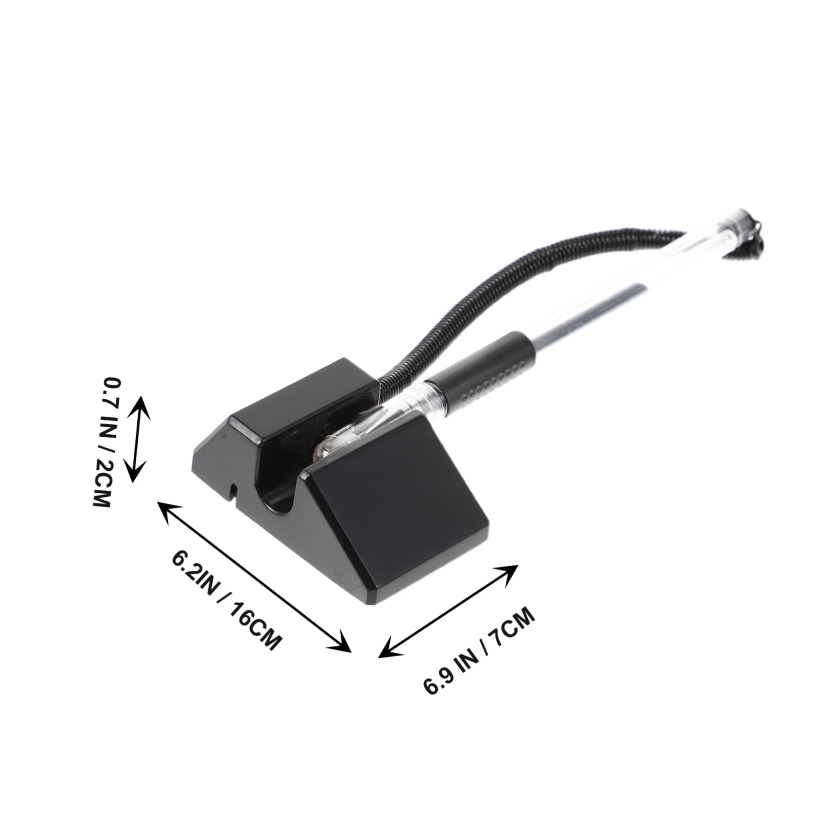 Artibetter 2 Ensembles Stylos De Bureau Avec Support Adhésif Stylos À Gel Noir Pour Fournitures De Bureau Pratique Et Pour Magasins Et Bureaux 5 Pièces * 2