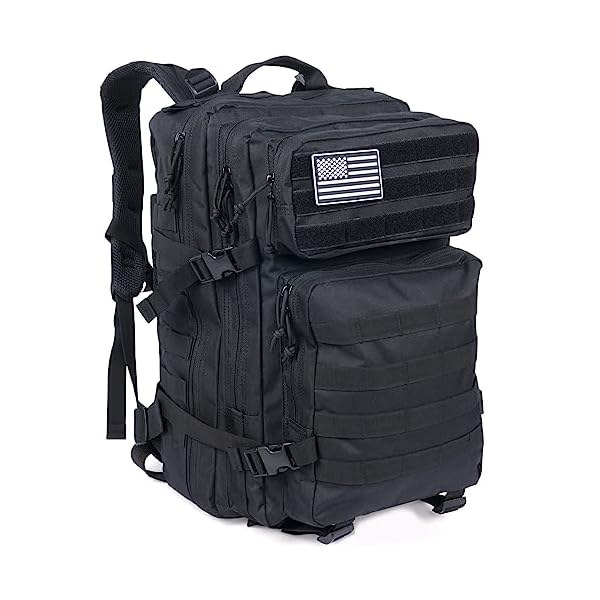 45L-Military-Tactical-Backpacks-3-Day-Assault-Pack-Large-Army-Bug-Out-Bag-With-Molle-System-for-Men-and-Women-Camping-Hiking-Trekking-Rucksack Large Army Backpack
