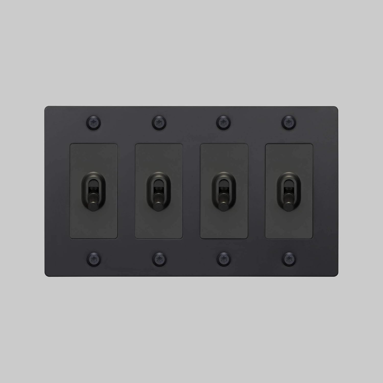 Buster and Punch 4G Light Switch Linear Knurl Without Logo in Steel
