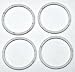 Global Transmission Parts GM 700R4/4L60E Transmission Input Shaft Teflon Sealing Ring Kit (Set of 4) 8667035