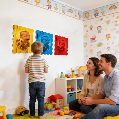 Miroir sensoriel incassable pour éviter les bris de verre en crèche et salle de jeux - 3