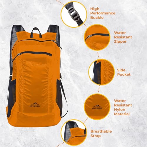 Mochila Ultraligera Plegable Resistente al Agua miniatura 3