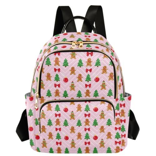 Mochila de gran capacidad casual con lazo de árbol pastel S para mujer