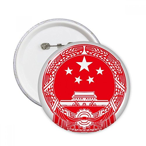 Emblème national chinois pins badge bouton pour personnaliser vos vêtements au quotidien
