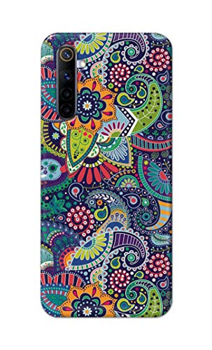 Image of Printed Hard Back Cover Case for Realme 6 | Realme 6S | Realme 6i Back Cover (Miraculous Patterns) -1803
